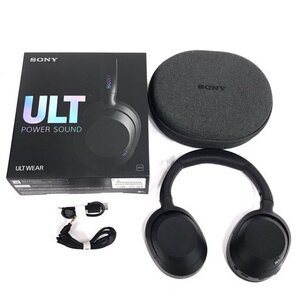 1円 SONY WH-ULT900N/BC ULT POWER SOUND ワイヤレスヘッドホン 動作確認済み