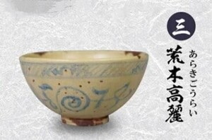 戦国の茶器 弐一天正名物伝一　荒木高麗　 原型製作やまの工芸 300円ガチャ トイズキャビン 2019年製作 命をかけた名品？