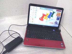 ■◆ FIJITSU LIFEBOOK AH40/H FMVA40HRJ windows7 AMD E2-1800 APU with Radeon 4GB HDD800GB 15.6型　BD-RE　初期化済 富士通 ノートPC