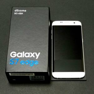 NTT docomoドコモ GALAXY S7 edge SC-02H WH White Pearl