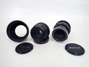 Mamiya マミヤ 中判カメラ用レンズ 2本セット SEKOR Z 127mm F3.8/ SEKOR C 180mm F4.5 カビ有 △ 705AE-7