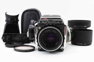 【美品】ZENZA BRONICA S2 Early Model / NIKKOR-P 75mm F2.8 From JAPAN #444