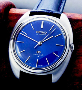 GRAND SEIKO グランドセイコー ハイビート 56GS 5646-7000 Steel Blue Dial メンズ 自動巻き(美品、OH済み ) / 36mm