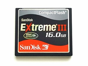 ☆良品☆ CFカード 16GB サンディスク エクストリームIII SanDisk Extreme III コンパクトフラッシュ CompactFlash Card