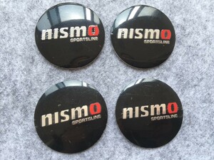 ★日産 nismo★165★ホイールセンターキャップシール ハブキャップシール 車用 4枚セット 直径56mm