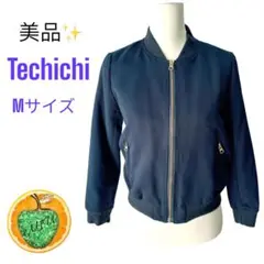 【美品✨️】Techichi テチチ MA-1風 ジャンパー ネイビー Mサイズ