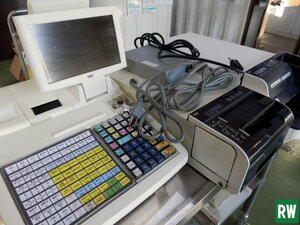 電子レジスター 硬貨自動釣銭機 紙幣自動釣銭機 コイントレイ 東芝テック FS-2055 VT-330-K 100V 試運転動画あり 精算機 [2-239251]