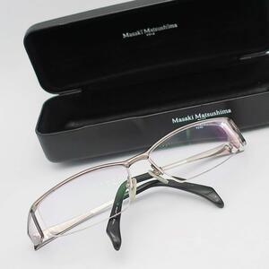 正規品 マサキマツシマ Masaki Matsushima めがね Glasses 箱 Box ハードケース Hard case Authentic Mint