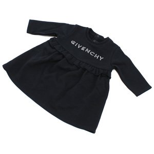 【新品未使用正規品】ジバンシー GIVENCHY ベビー ワンピース ブランド H02092 09B ブラック サイズ#3A(3才相当)