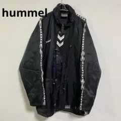 【hummel】黒 ナイロンジャケット US 古着