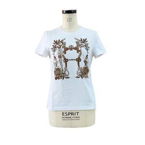 ★HERMES★エルメス★Ｔシャツ《カルトゥッシュ》★34