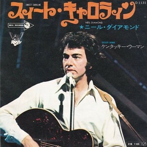 EPレコード　NEIL DIAMOND (ニール・ダイアモンド) / SWEET CAROLINE (スウィート・キャロライン)