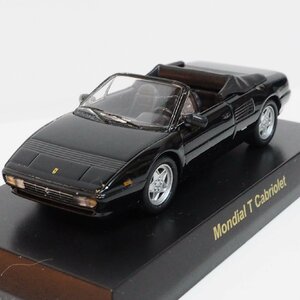 京商1/64【Ferrari Mondial T Cabriolet 黒ブラック】CVSフェラーリ ミニカー コレクション■サークルKサンクス【中古・本体のみ】送料込