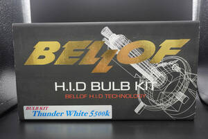 BELLOF ベロフ HIDバルブキット HB3/4 サンダーホワイト 5500K 品番 AMC605 THUNDER WHITE 