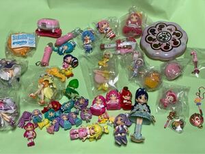 おジャ魔女どれみ プリキュア などヒロイン系 ミニフィギュア 指人形 グッズなどいろいろジャンクいっぱい