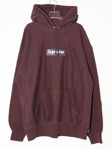 シュプリーム SUPREME 21AW BOX LOGO HOODED SWEATSHIRT DARK BROWN Lサイズ ボックス ロゴ フーディー スウェット ダーク ブラウン 茶色☆