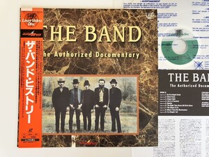 ザ・バンド・ヒストリー THE BAND / The Authorized Documentary 帯付LD VAP VPLR70581 95年版Eric ClaptonGeorge HarrisonThe Weight