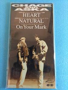 【8cmシングルCD】CHAGE and ASKA / HEART / NATURAL / On Your Mark チャゲアス チャゲ&飛鳥