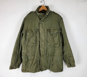 良好 60s U.S.ARMY M-65 FIELD JACKET LARGE 2nd アルミジップ コットン100% emar 615-546-8771 ビンテージ ミリタリー 60年代～