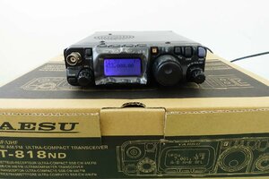 FT-818ND【YAESU】HF～430MHz(オールモード)Max6W　中古品