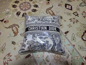 新品未使用　本物　Christian Dior　クリスチャンディオール　Dior　ディオール　メゾン　スモールスクエア クッション トワル ドゥ ジュイ