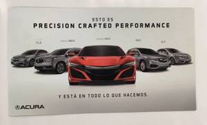 メキシコ仕様ACURA・総合カタログ