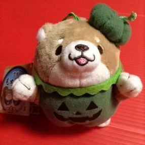 忠犬もちしば ハロウィンマスコット2018 (もなか)☆size：約11㎝ ぬいぐるみ グッズ 犬