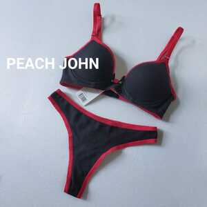 ☆★◇未使用　PEACH JOHN　ブラジャー　ショーツ　セット　32A/S　ブラック