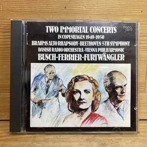 g53■【国内盤/CD】ブッシュ-フェリア-フルトヴェングラー / Two Immortal Concerts In Copenhagen 1949-1950 ● DACOCD 301 240327