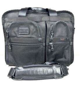  TUMI トゥミ ビジネスバッグ ブリーフケース 2WAY 26141DH ブラック エクスパンダブル ALPHA 大容量　ノートパソコン収納　