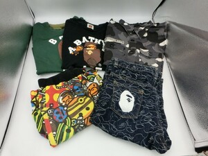 T【1f-83】【80サイズ】▲未検品/アベイシングエイプ BAPE KIDS キッズ サイズ色々 子供服 男の子 まとめてセット/※使用感有