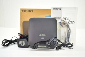 AIWA XP-3 ポータブル CDプレーヤー 付属品 元箱付 再生OK[アイワ][CD PLAYER][k1]9M