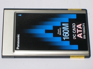 (c4039-4) ＡＴＡフラッシュメモリーカード(160MB)　Panasonic BN-160ACP3 PCMCIA Rel 2.1/JEIDA Ver.4.2　中古品