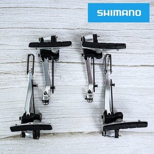 【1円★現状品】shimano シマノ デオーレ Deore XT BR-M739 パラレルリンク Vブレーキ 前後セット MTB 自転車 パーツ 動作未確認 43100