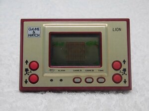 E197/動作品【Nintendo 任天堂 GAME＆WATCH LION LN-08 計1点】ゲームウォッチ/当時物