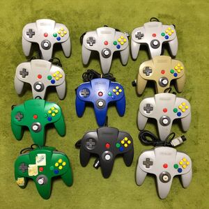 Nintendo64／ニンテンドー64／N64／コントローラー／まとめ 11個