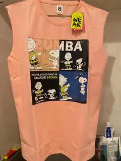 ZUMBA ウェア ズンバ スヌーピートップス Tシャツ ピンク XL/XXL