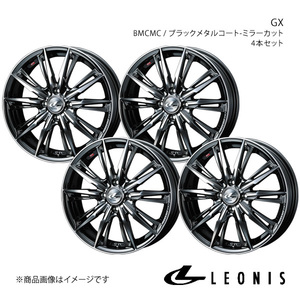 LEONIS/GX ノート E11 アルミホイール4本セット【17×6.5J4-100 INSET42 BMCMC】0039350×4