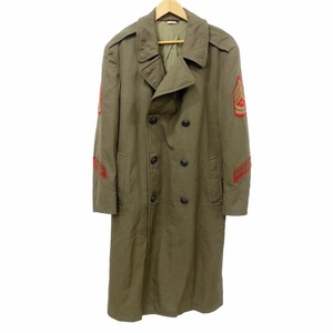 ヴィンテージ VINTAGE 美品 60s Marine Corps オーバー コート VIKING CLOTHING INC アウター 軍物 ミリタリー 40S 緑 カーキ メンズ