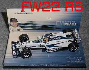 BMW別注 1/43 ウイリアムズ BMW FW22 シューマッハ 2000 WILLIAMS