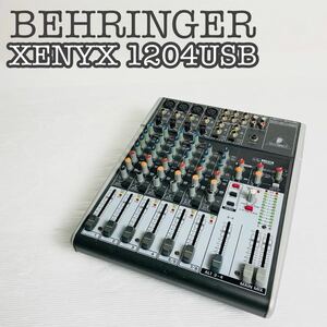 【完動品】BEHRINGER アナログミキサー XENYX 1204USB