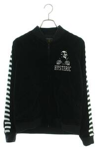 ヒステリックグラマー HYSTERIC GLAMOUR 02173AB12 サイズ:S UNIVERSITY ベロアスカジャンブルゾン 中古 BS99