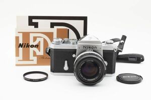 #3507L ニコン Nikon F Eye Level Film Camera f1.4 50mm 後期 [動作確認済] 美品