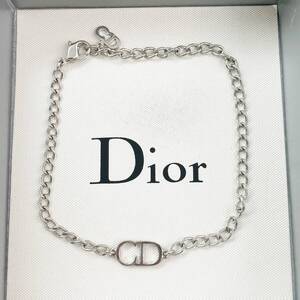 美品!! クリスチャン ディオール Christian Dior ブレスレット CD ロゴ シルバー ブレスレッド 腕飾り ヴィンテージ アクセサリー 刻印 銀