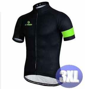 x-tiger サイクリングウェア 半袖 3XLサイズ 自転車 ウェア サイクルジャージ 吸汗速乾防寒 新品 インポート品【n600-19】