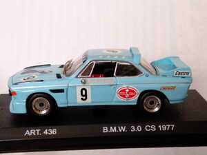 貴重もの、ＢＭＷ３.０ＣＳ レーシング　　　１９７７年式　DetailCars　１/43