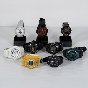 1円〜 腕時計 CASIO カシオ G-SHOCK/BABY-G/チープカシオ など おまとめ 9本 DWX-111BD/DW-004/GA-150 BGS-100GS/BGS-100SC など 稼働 不動