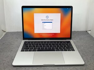 【Apple】MacBook Pro 13inch 2017 Four Thunderbolt 3 ports A1706 Corei5-7267U 16GB SSD256GB NVMe OS13 中古Mac 充放電回数少 US配列