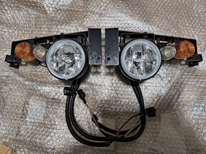 RX-7 FD3S 藤田エンジニアリング　FEED アフラックスフロントカウル　Ver2　タイプR　バンパー埋め込みフォグkit HID