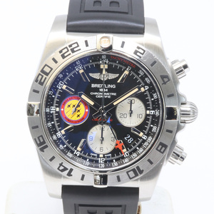 仕上げ済！ BREITLING ブライトリング クロノマット４４ ＧＭＴ パトルーユスイス １０００本限定 AB04203J/BD29 自動巻 (質屋 藤千商店)